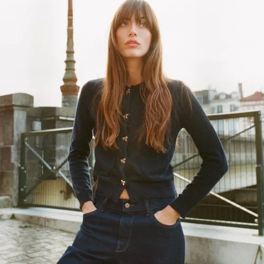 Navy Blue Cardigan